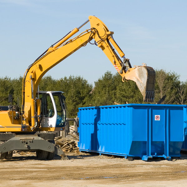 what size residential dumpster rentals are available in Reid Hope King TX